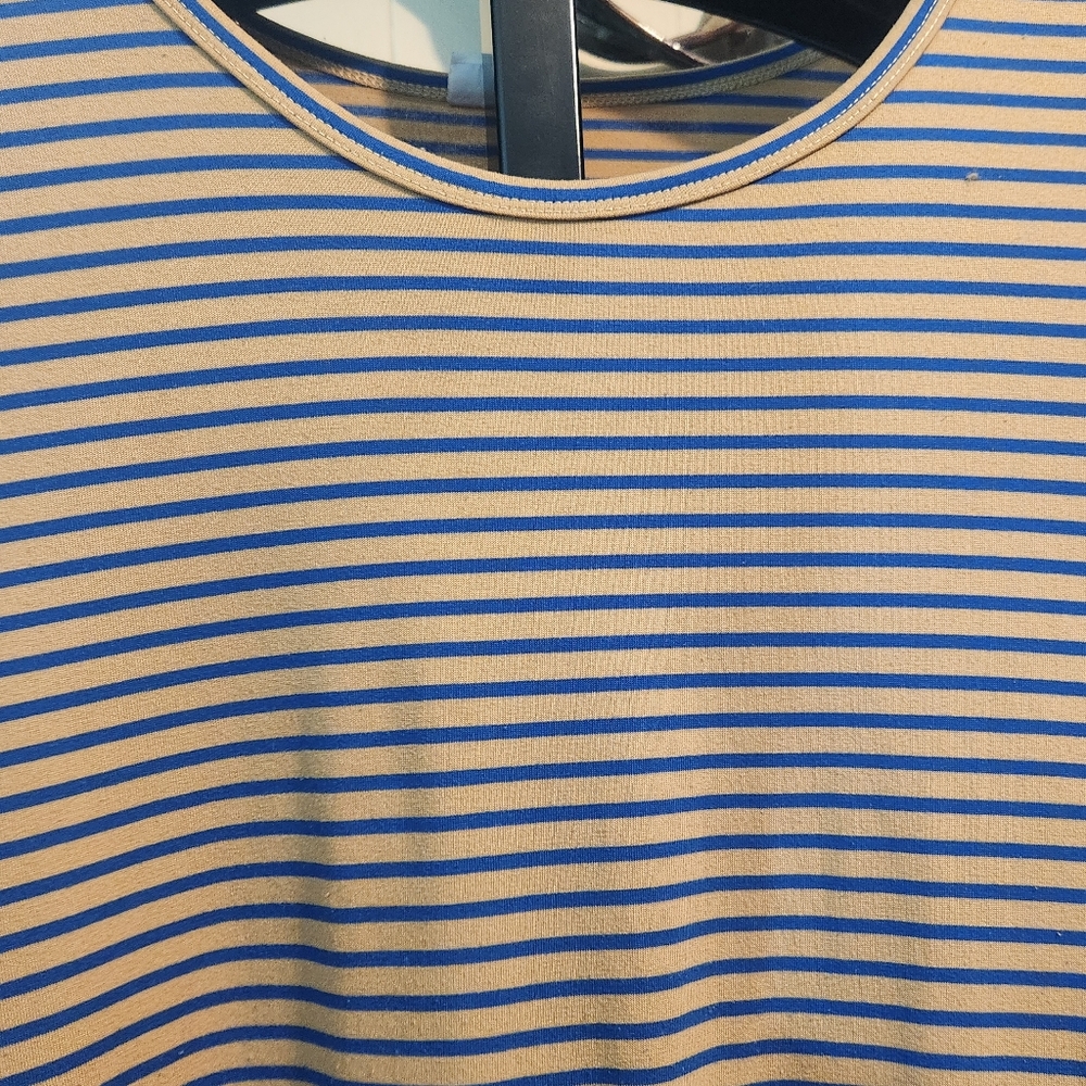 LuLaRoe Striped Short Sleeve Dress - Picture 3 of 9